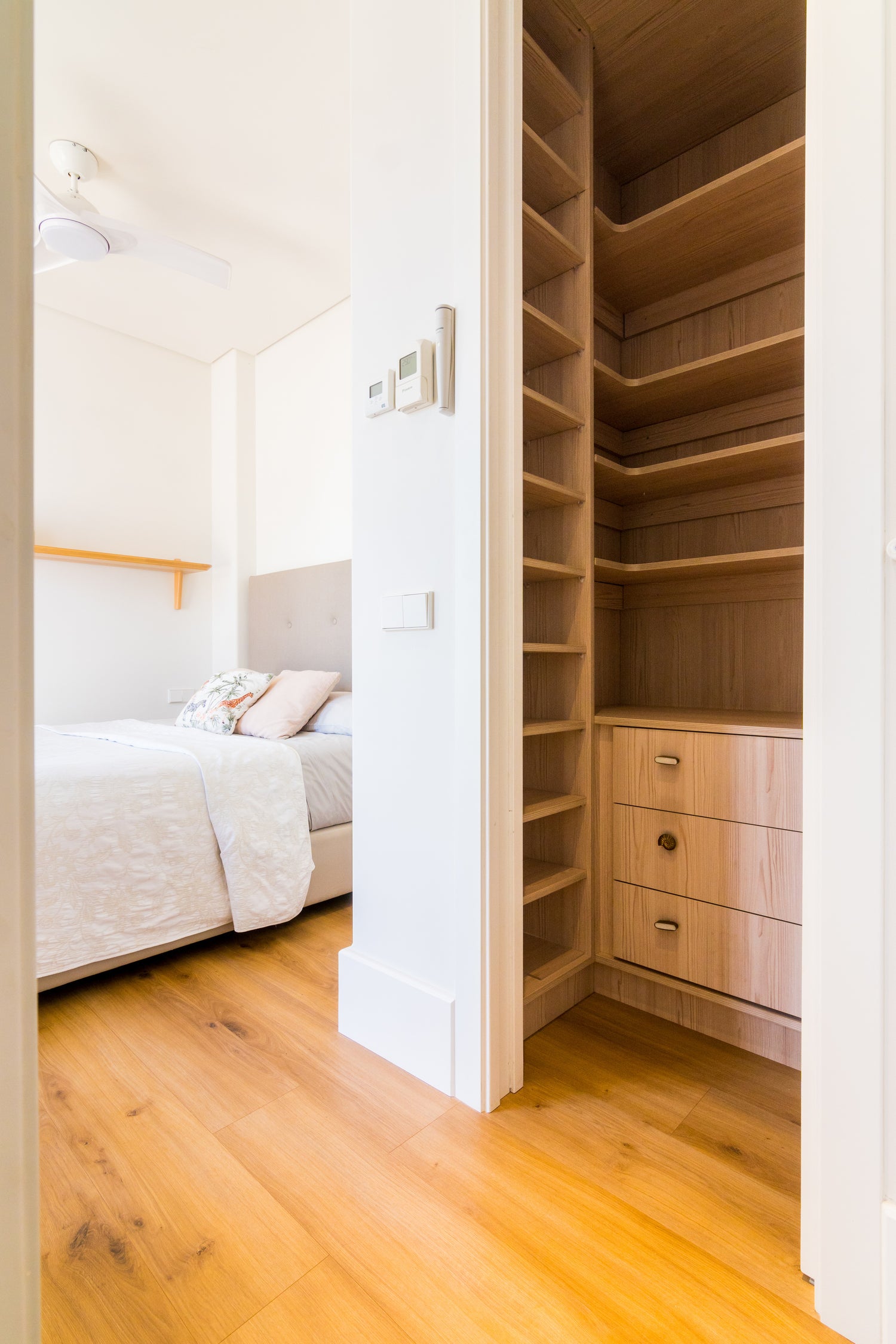 Second bedroom suite, of Villa, Marbella luxury Beach House short term rental, located on the beach side at Marbella´s exclusive Golden Mile just steps from the sea