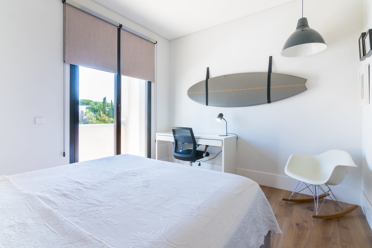 Third bedroom suite of Villa, Marbella luxury Beach House short term rental, located on the beach side at Marbella´s exclusive Golden Mile just steps from the sea 
